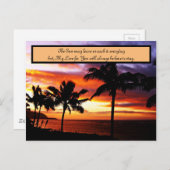 サンセットラブノート ポストカード (正面/裏面)