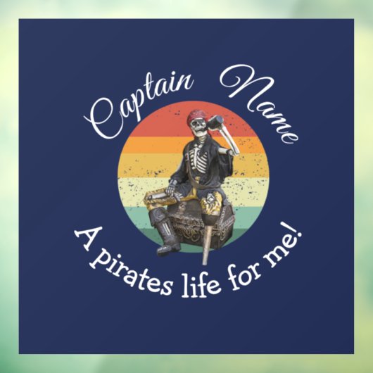 サンセットラムスケルトンパーティー海賊 ウィンドウサイン (シート3)