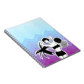 サンセットリゾートシェブロンプリント ノートブック (右側)