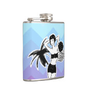 サンセットリゾートシェブロンプリント フラスク (右)