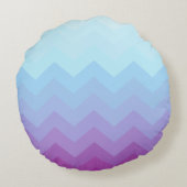サンセットリゾートシェブロンプリント ラウンドクッション (裏面)