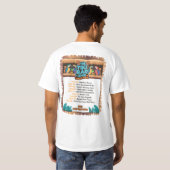 サンセットリッジのティキ Tシャツ (裏面フル)