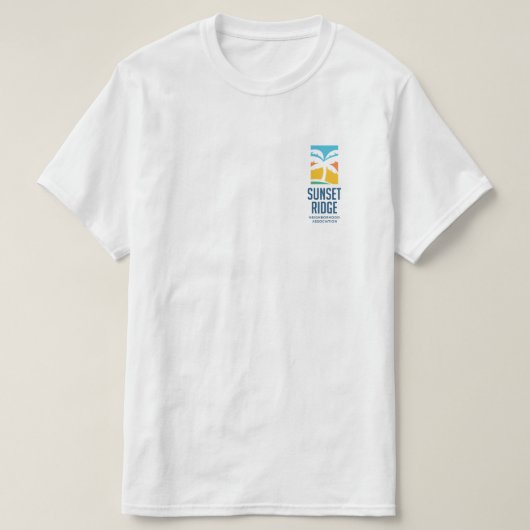 サンセットリッジ レイクワース ビーチ Tシャツ (デザイン正面)