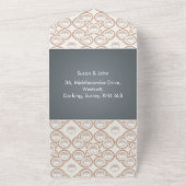 サンセットリフレクションズ - オールインワン招待状 (外側)