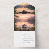 サンセットリフレクションズ - オールインワン招待状 (内側)