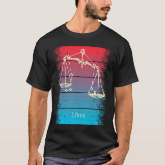 サンセットリブラ〔占星術の〕十二宮図 Tシャツ