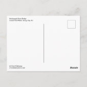 サンセットリンカーンパークウエストハッケンサックリバーブリッジ ポストカード (裏面)