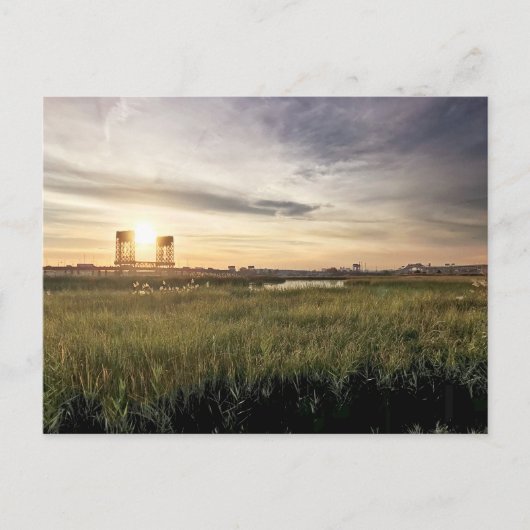 サンセットリンカーンパークウエストハッケンサックリバーブリッジ ポストカード (正面)