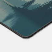 サンセットレイクデスクマット – 風光明媚な森のマウスパッド、エピ デスクマット (コーナー)