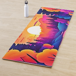 サンセットレイクファンタジーアート ヨガマット