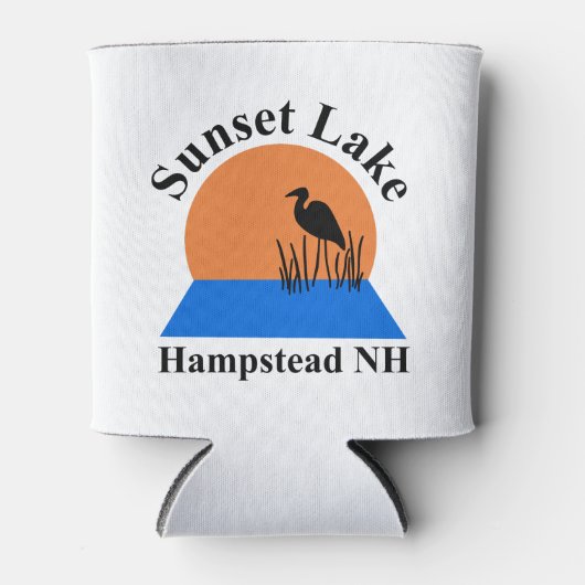 サンセットレイクフォームクーラーボックス 缶クーラー (正面)