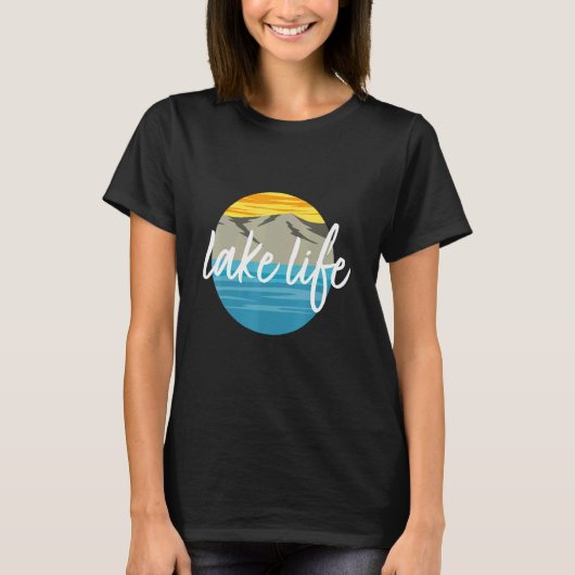 サンセットレイクライフ Tシャツ (正面)
