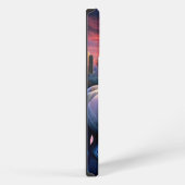 サンセットレイクリバーユニコーンセブン iPhoneケース (右側面)