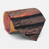 サンセットレイク反射タイ ネクタイ (ロール)