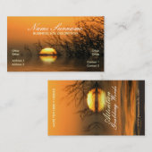 サンセットレイク反射名刺 名刺 (正面/裏面)