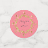 サンセットレッドと金ゴールド コンフェッティ (スモール正面)