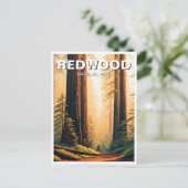 サンセットレッドウッド国立公園お土産 ポストカード (スタンド正面)