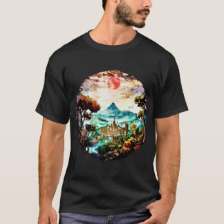 サンセットレトロ Tシャツ