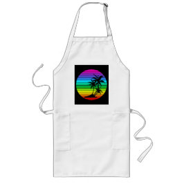 サンセットレフレンドリーインボー ロングエプロン