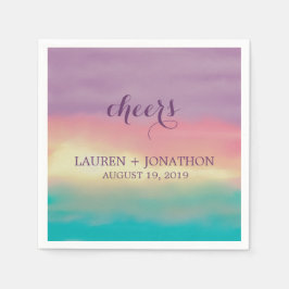 サンセットロマンス | 結婚s スタンダードカクテルナプキン