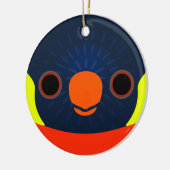 サンセットロリケートの顔 セラミックオーナメント (左)