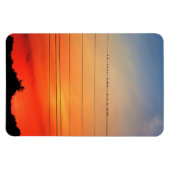 サンセットローストファインアート写真 マグネット (横)