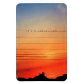 サンセットローストファインアート写真 マグネット (縦)