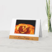 サンセットローズの結婚式招待状カード 招待状 (裏面)