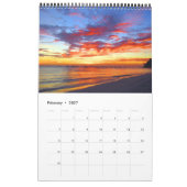 サンセットワールド2025 カレンダー (2月 2027)