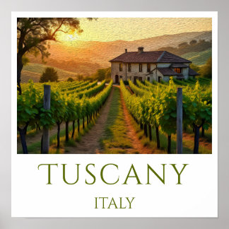 サンセットヴィネヤールパーソナライズされた ポスター