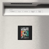 サンセットヴィンテージスノーボーディングスノーボーダー マグネット (インサイチュ (食洗機))