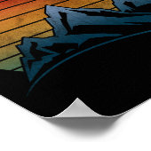 サンセットヴィンテージ山 ポスター (角)