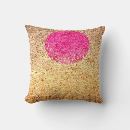 サンセットヴィンテージ |抽象芸術絵画の3 クッション (正面)