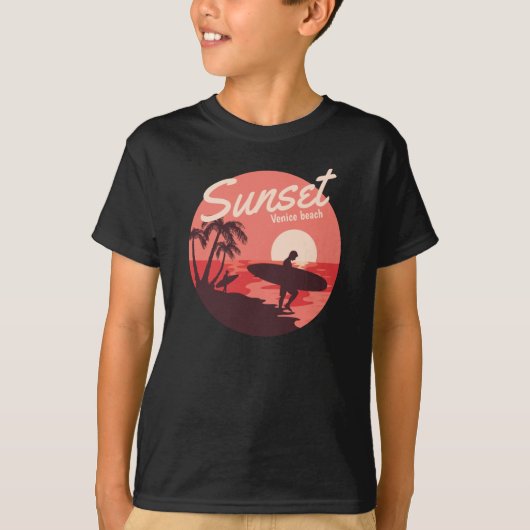 サンセットヴェニス Tシャツ (正面)