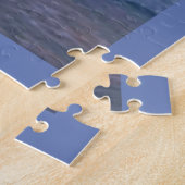 サンセット上の輝く雲 ジグソーパズル (側面)