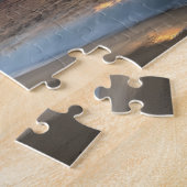 サンセット修道院ビーチ,カーメル,カリフォルニア, ジグソーパズル (側面)