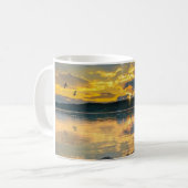 サンセット修道院ビーチ、カーメル、カリフォルニア、ツー コーヒーマグカップ (正面左)