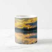 サンセット修道院ビーチ、カーメル、カリフォルニア、ツー コーヒーマグカップ (中央)
