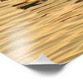 サンセット写真で白鳥のカップルに会う フォトプリント            (角)