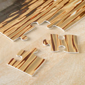 サンセット写真で白鳥のカップルを「永遠にあなたの」 ジグソーパズル (側面)