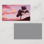 サンセット写真名刺テンプレート 名刺 (正面/裏面)