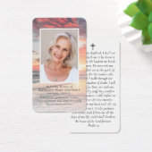 サンセット写真記念祈りの言葉カード (デスク)