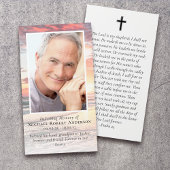 サンセット写真記念祈りの言葉カード