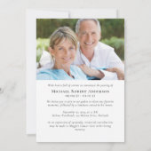 サンセット写真追悼会 案内状 (裏面)