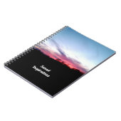 サンセット写真 |ノートブック ノートブック (左側)