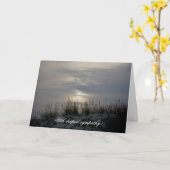 サンセット同情カード カード (黄色い花)