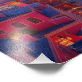 サンセット地中海のシーン：アーバンアートプリント フォトプリント            (角)