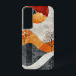 サンセット地形電話ケースを分割 SAMSUNG GALAXY S22ケース<br><div class="desc">夕日で割られた2つのテレはっきりしたインは、自然愛好家のための色とコントラストの印象的な組成モダンを作成する。</div>