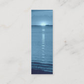 サンセット夕暮れブックマーク/名刺 スキニー名刺 (裏面)