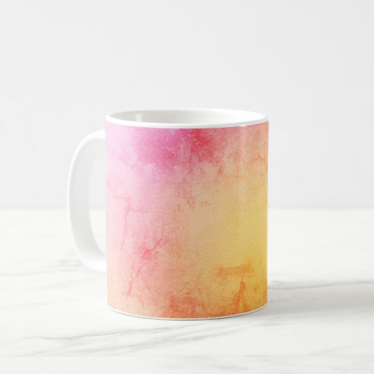 サンセット大理石グラデーションコーヒーマグ コーヒーマグカップ (正面左)